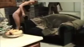 Dilettante curvy redhead receives drilled at home