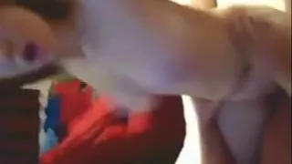 Homemade 3some male+male+female two