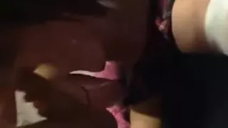 anal from behind after getting her cum-hole moist with his penis