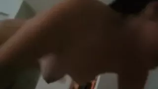 Oriental gal with firm pointer GFs sucks her boyfriend her belt is real fine