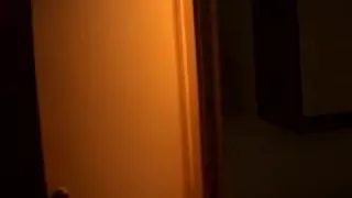 Catching girlfriend exposed in the washroom