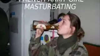 French cutie is using her biggest sex tool to fuck her constricted snatch