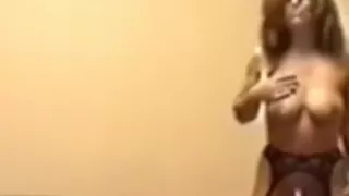 girlfriend touching her undressed body previous to I take her doggy style