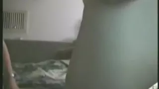 older woman with glasses deepthroats her hubby in advance of this guy screws her