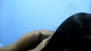 my oriental bitch sucks and receives her snatch filled with a white rod