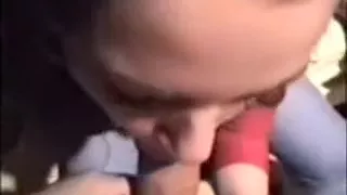 Legal Age Teenager girlfriend sucks some 10-Pounder so deeply