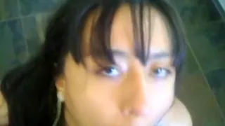 Sexually Lustful latin chick slut moaning fuck