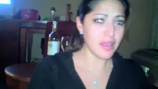 Hot hotty gags on semen but swallows anyways