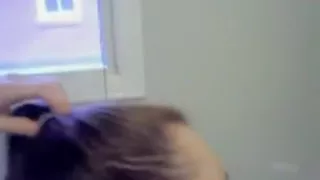 Filming my wet bun and masturbating