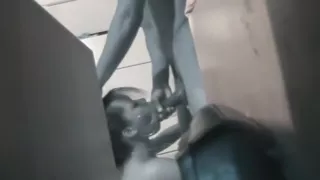 Sloppy blow job on hidden web camera