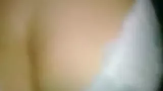 Shooting sperm between her brassiere buddies