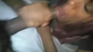 Hawt darksome cutie milks his bbc and swallows all