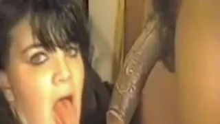 Wife throating a bbc