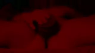 Wife cums with her big darksome ding-dong