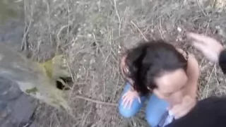 Public Mega Facual Cumshots just off the A9