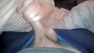 5 Sloppy blow job on daybed