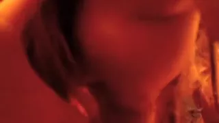 Glad lady on the afternoon