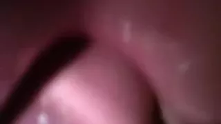 Busty angel works a pink pole