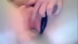 Screwing my twat for my boyfriend