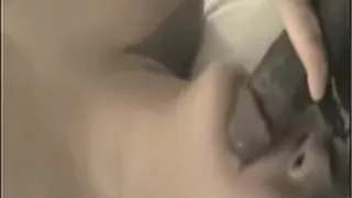 Fat wife rides a big black pecker