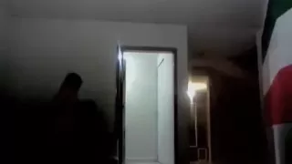 chap copulates his girlfriend  in the living room