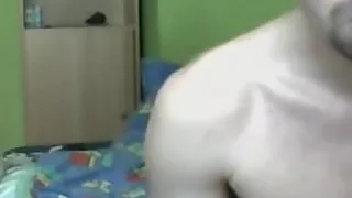 Dilettante pair having joy on livecam