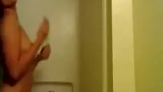 Legal Age Teenager masturbates in the shower