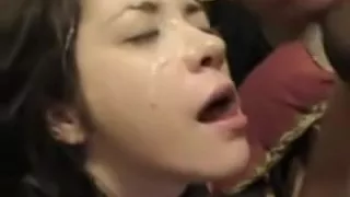 Non-Professional Sexy Dark Brown Hair Cum Lover