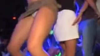 Non-Professional disrobe and mastubate at party