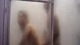 college girl in the shower