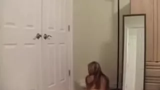 Cute pie is dancing all by herself