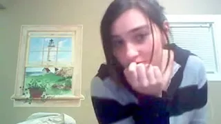 ravishing legal age teenager show big milk sacks