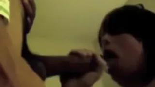Cute minx sucked me off for a facial