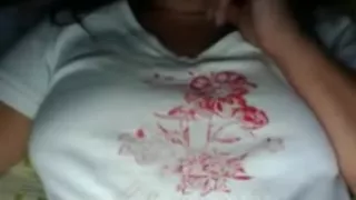 Housewife masturbates on a webcam