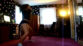 My big booty gal shakes her bum for me