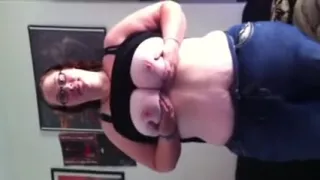 My sweet bazongas in hot porn video