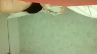 Kinky girl fingers her pussy hard