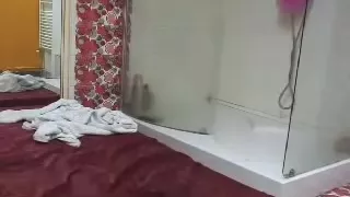 obese web camera shower