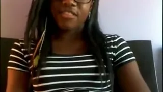 skype - darksome legal age teenager cums