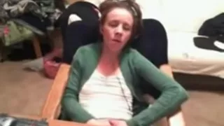 Fingering to Agonorgasmos on Web Camera