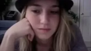 Cam session with cute blonde