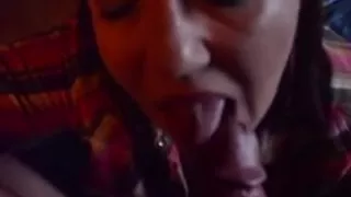 Ins Gesicht gespritzt