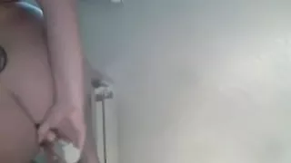 Busty teen bimbo made a video for me