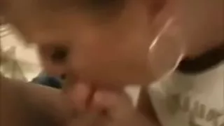 Deep blowjob from an awesome girl