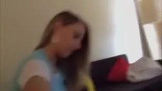 Handjob gf gives a quick handjob