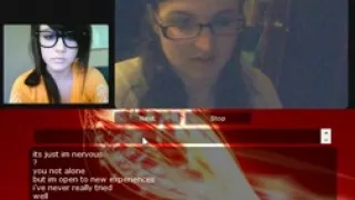 Having hot cybersex with a girl