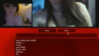 Masturbating on webcam with Laura