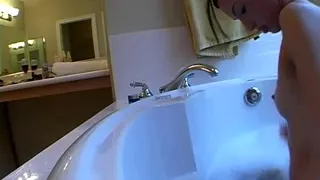 Sexy girlfriend shaving her hot body