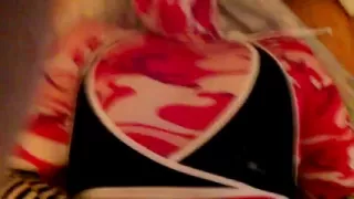 handjob in lila army zentai for user lilalady