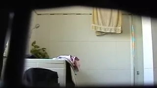 Hidden cam on a sexy MILF